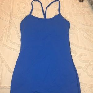 Lululemon Blue Power Y Tank